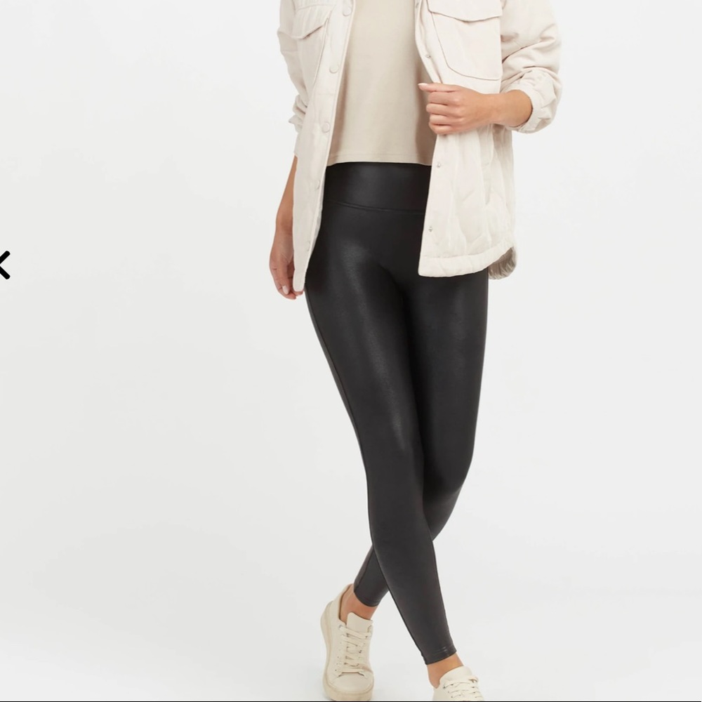 NWT Spanx Faux Leather Leggings